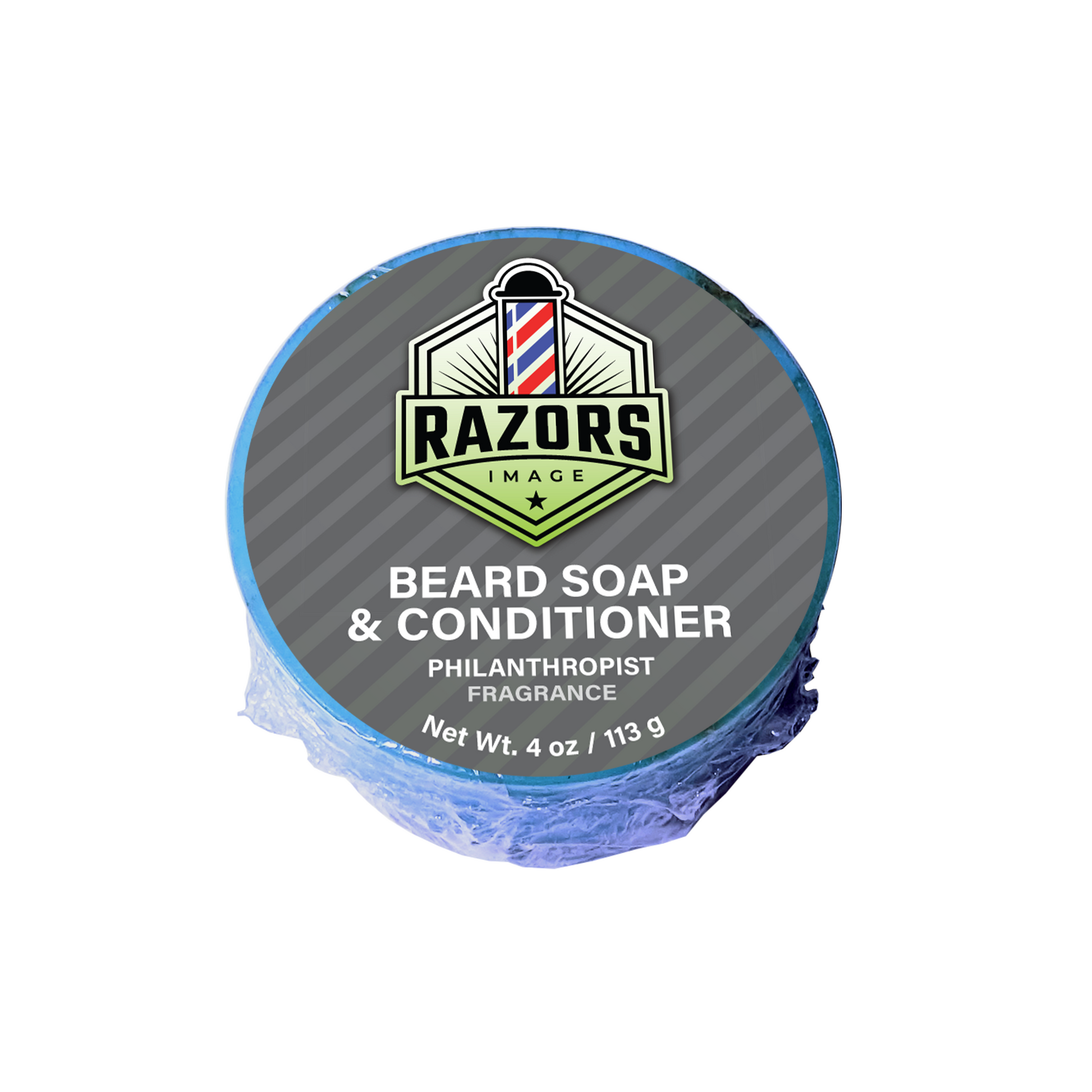 Philanthropist Beard Soap and Conditioner with wrapper