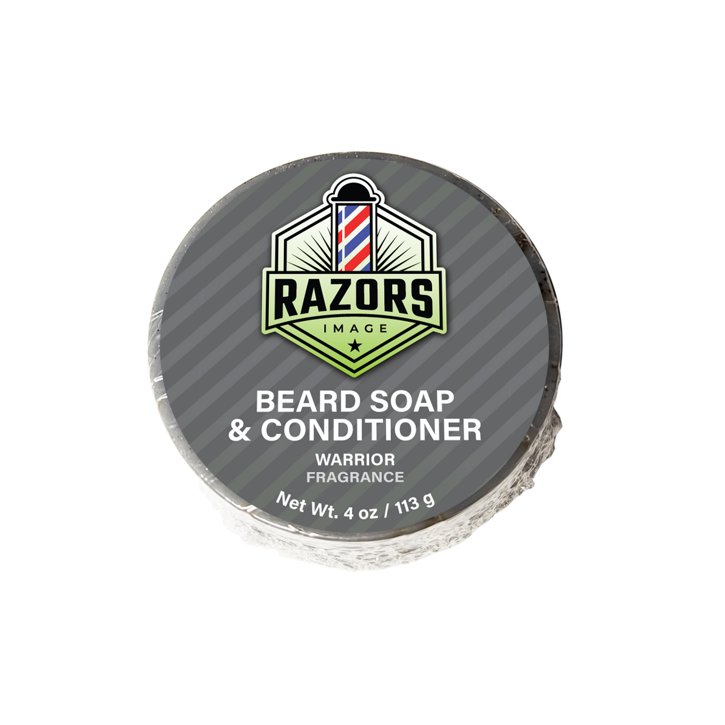 Warrior Beard Soap and Conditioner with wrapper